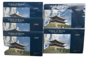 한국은행증정용민트 1998년발행(미사용품급)-제조개수8.000개